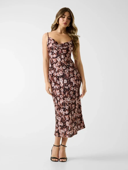 Guess Yeni Akilina Kadın Çok Renkli Elbise W5GK85WH9C2-PM66 ürün görseli 1