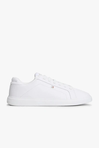 Tommy Hilfiger TH Icon Court Hafif Kadın Beyaz Sneaker FW0FW08948YBS ürün görseli 1