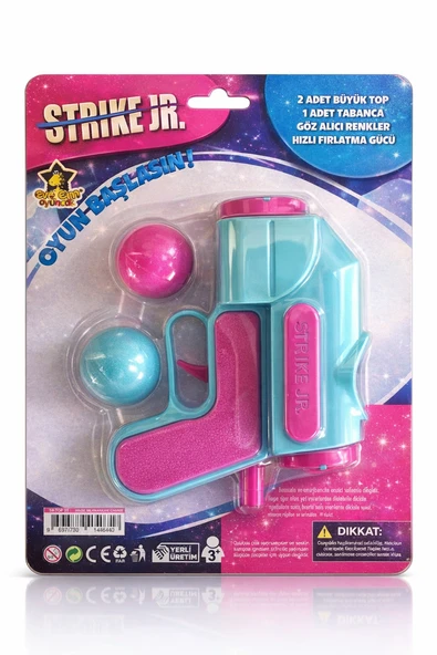 Strike Jr Top Atan Oyuncak 2 Toplu Eğlence Seti ürün görseli 1