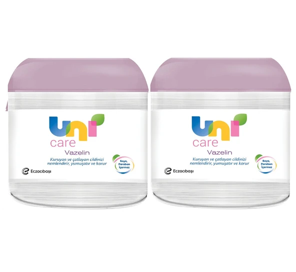 Uni Baby Vazelin Yoğun Nemlendirici Bebek Vücut Bakım Kremi 100 Ml x 2 Adet ürün görseli 1