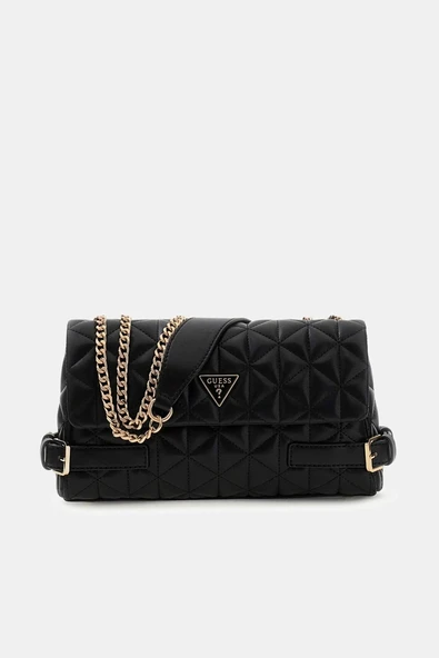 Guess Paisleigh Dönüştürülebilir  Askılı Kapaklı Kadın Siyah Çapraz ÇantaHWQG9883210-BLA ürün görseli 1