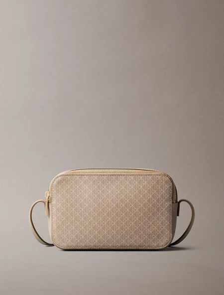 Calvin Klein Amblemli Tamamı Baskılı Uzun Kamera Kadın Haki Çapraz Çanta LV04F3268G-3I6 ürün görseli 1