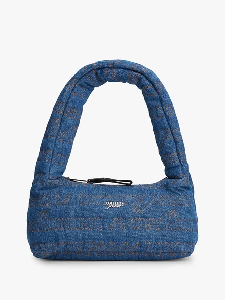 Tommy Hilfiger TJW Urban Tamamı Baskılı  Kadın Denim Omuz Çantası AW0AW182661A7 ürün görseli 1
