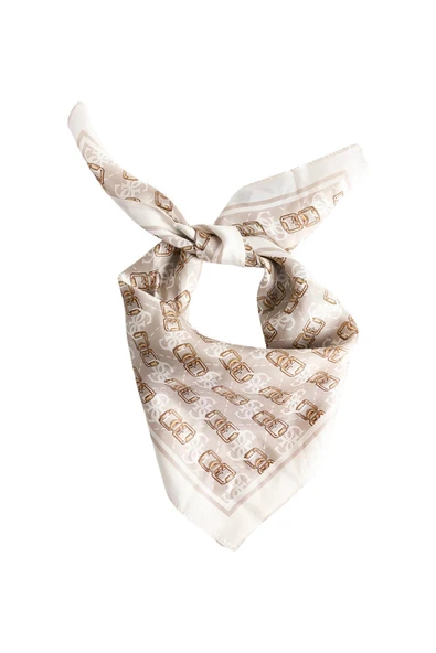 Guess Karnilla Logolu Kadın Beyaz Eşarp AW5454SIL03-OWL ürün görseli 1