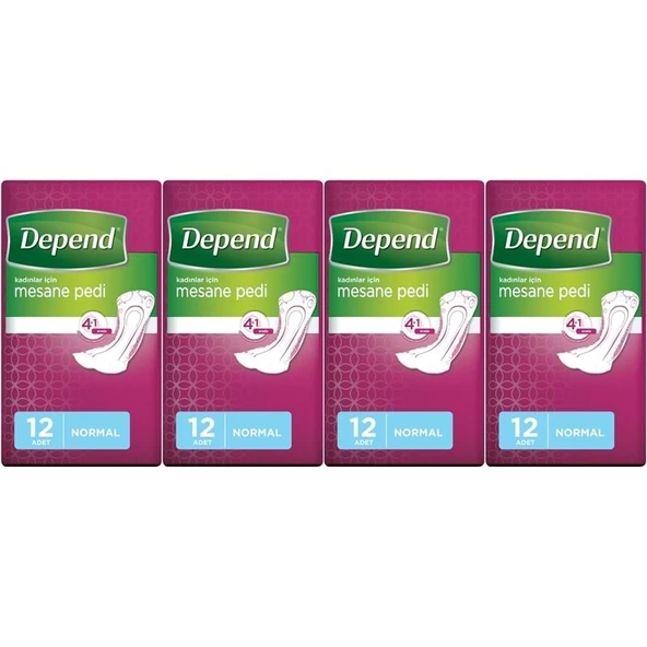 Depend Mesane Pedi Kadın Normal 48 Adet ürün görseli 1