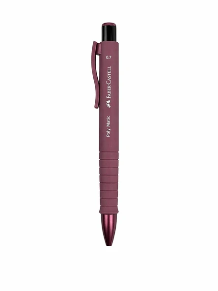 Faber-Castell Poly Matic 0.7 Versatil Kalem (Bordo) ürün görseli 1