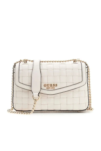 Guess Sandy Dönüştürülebilir  Askılı Kapaklı Kadın Beyaz Çapraz ÇantaHWWG8418210-OFF ürün görseli 1