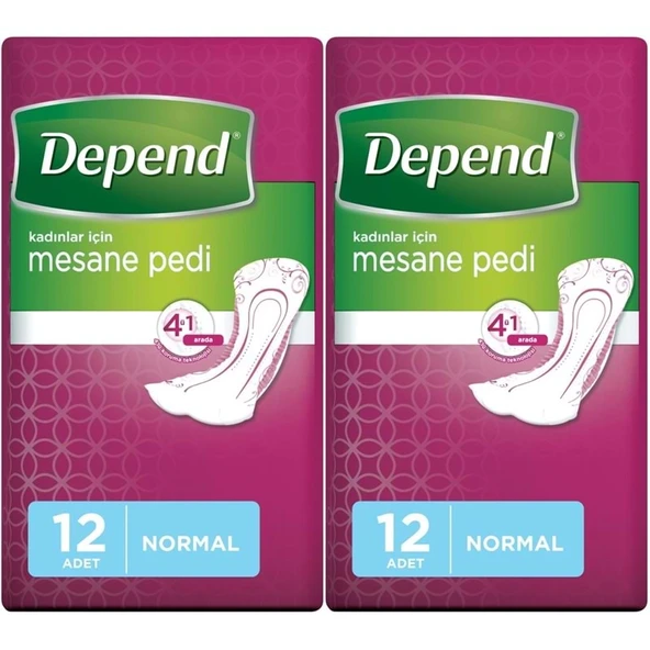 Depend Mesane Pedi Kadın Normal 24 Adet ürün görseli 1