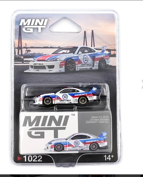 Mini GT 1/64 Nissan LB-Super Silhouette S15 SILVIA GARSIDEIFT x LBWK 2025 - Blister Paket-1022 ürün görseli 1