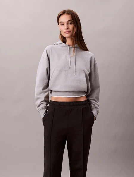 Calvin Klein Archive Logolu French Terry Kadın Siyah Eşofman Altı LV047B240G-UB1 ürün görseli 1