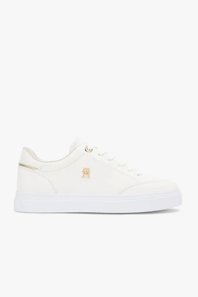 Tommy Hilfiger TH Chic Cupsole Kadın Beyaz Sneaker FW0FW09106YBL ürün görseli 1
