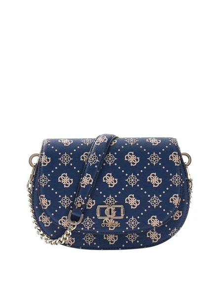 Guess Emelie Logolu Kapaklı Kadın Lacivert Çapraz Çanta HWGP9928200-NLO ürün görseli 1