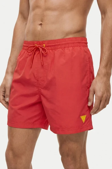 Guess New Basic Orta Boy Erkek Kırmızı Mayo F6GT24WG282-G597 ürün görseli 1