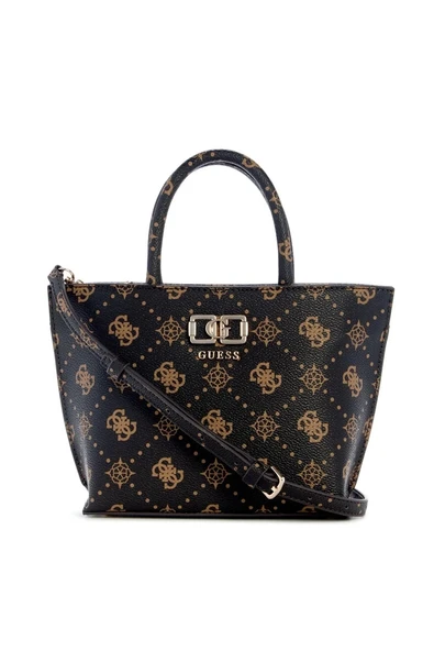 Guess Emelie Logolu Mini Kadın Kahverengi El Çantası HWGP9928750-ESL ürün görseli 1