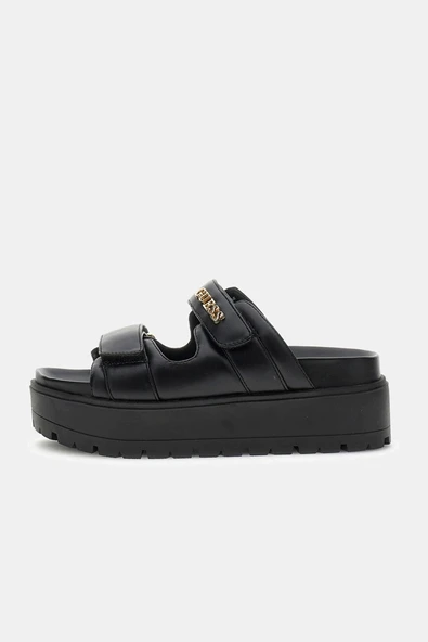 Guess Faxon Kadın Siyah Terlik FLJFAXELE03-BLACK ürün görseli 1