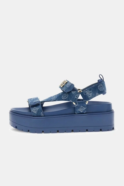Guess Fetta Kadın Mavi Sandalet FLJFTTDEN03-BLUE ürün görseli 1