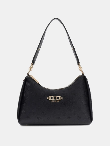 Guess Anise Çift Fermuarlı Kadın Siyah Omuz Çantası HWPD9916180-BLO ürün görseli 1