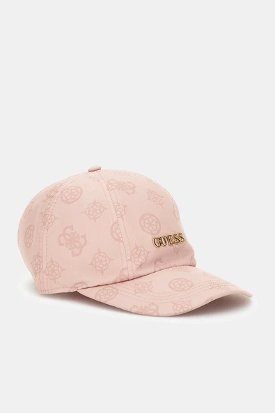 Guess Şakayık Baskılı Tamamı Beyzbol Kadın Pembe Şapka AW5502POL01-PIN ürün görseli 1