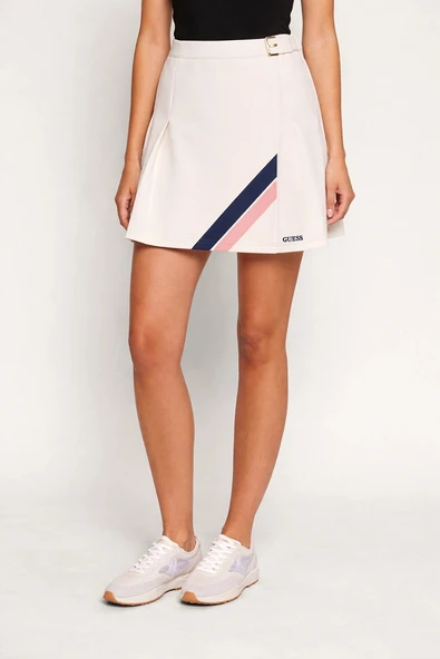 Guess Georgia Kadın Beyaz Etek V6RD00KD852-G1O6 ürün görseli 1