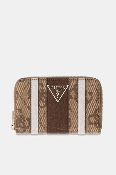 Guess Laurel II Orta Boy Fermuarlı Kadın Kahverengi Cüzdan SWSS7459140-LGW ürün görseli 1