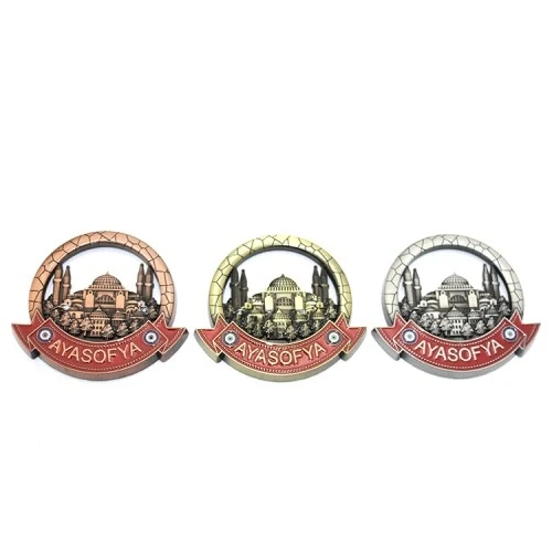 HERŞEYTREND İstanbul Temalı Metal Magnet Model 4 ürün görseli 1