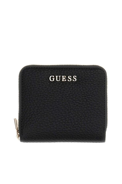 Guess Jessa Küçük Fermuarlı Kadın Siyah Cüzdan SWBG8362137-BLA ürün görseli 1