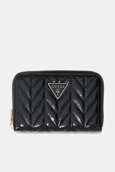 Guess Cheryl Orta Boy Fermuarlı Kadın Siyah Cüzdan SWTQ9720140-BLA ürün görseli 1