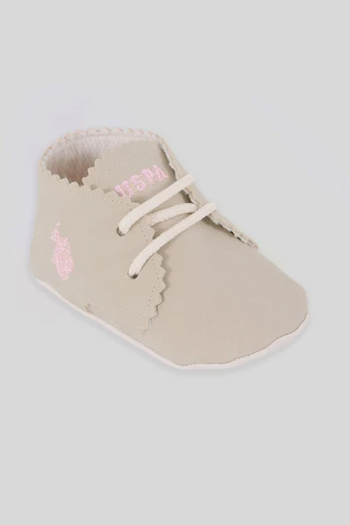 U.S. Polo Assn. Kız Bebek Ayakkabı Krem ürün görseli 1