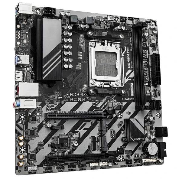 GIGABYTE B840M D2H DDR5 HDMI M.2 MATX AM5 - Resim 3