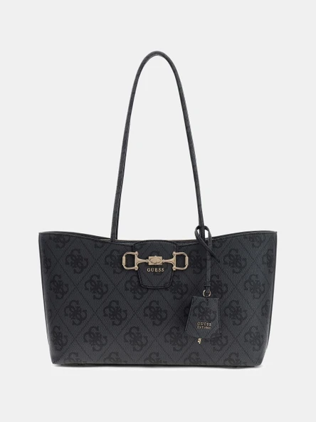 Guess Janie Logolu Girlfriend Kadın Antrasit Omuz Çantası HWOS9924230-CLO ürün görseli 1