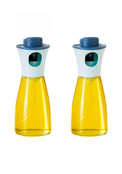3B Trend 2 Adet 220 ml Çok Amaçlı Zeytinyağı Soya Sosu Sirke Spreyli Cam Şişe ürün görseli 1