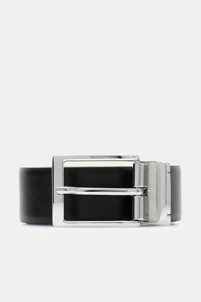 Guess Milano Ayarlanabilir ve Çift Taraflı H35 Erkek Siyah Kemer BM7866P6135-BLA ürün görseli 1