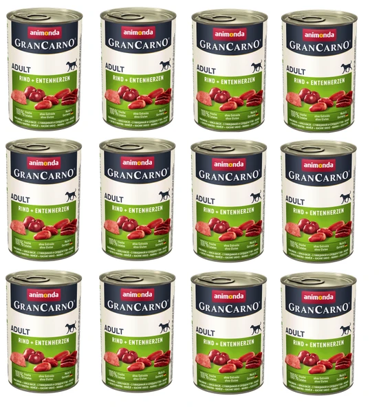 Animonda Gran Carno Sığır ve Ördekli Köpek Konserve 400 Gr. X 12 Adet ürün görseli 1