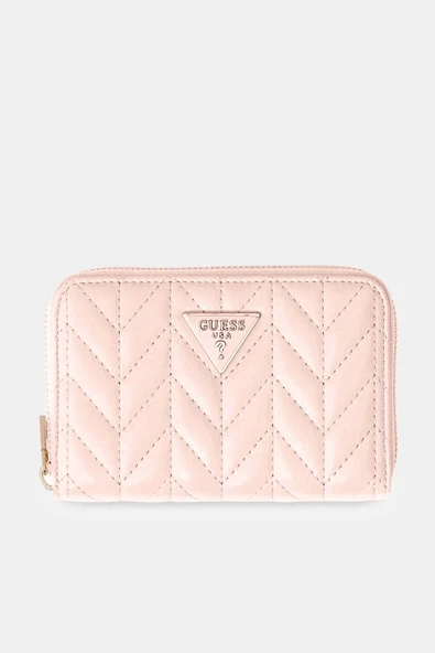 Guess Cheryl Orta Boy Fermuarlı Kadın Pembe Cüzdan SWTQ9720140-LTR ürün görseli 1