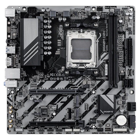 GIGABYTE B840M D2H DDR5 HDMI M.2 MATX AM5 - Resim 2