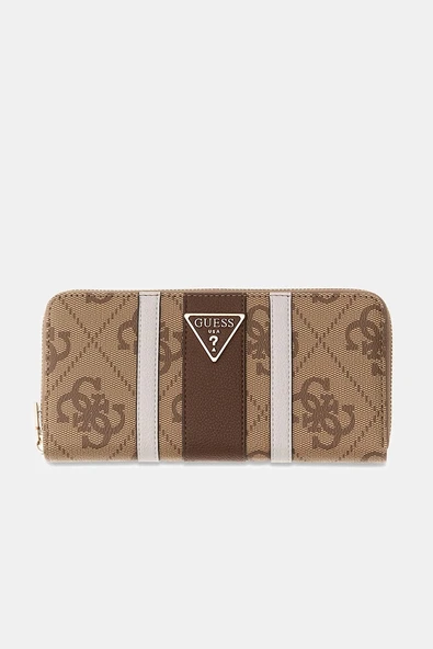 Guess Laurel II Büyük Boy Fermuarlı Kadın Kahverengi Cüzdan SWSS7459146-LGW ürün görseli 1
