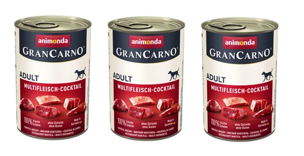 Animonda Gran Carno Karışık Etli Köpek Konserve 400 Gr. X 3 Adet ürün görseli 1