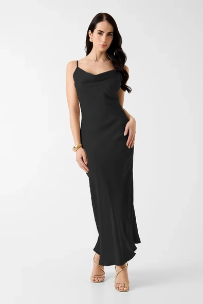 Guess Akilina Kadın Siyah Elbise W6GK94W2266-JBLK ürün görseli 1