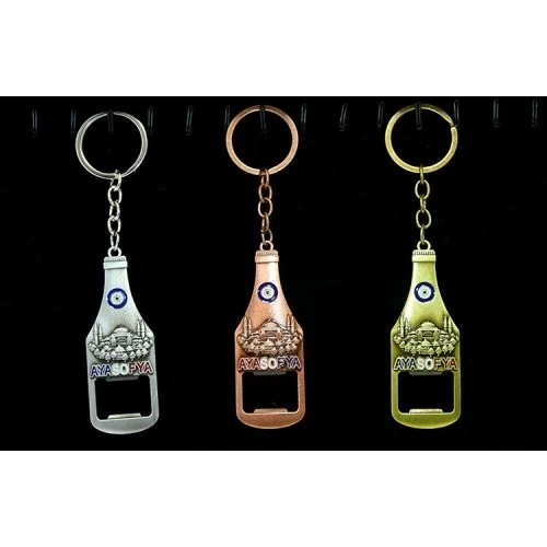 HERŞEYTREND Metal Ayasofya Anahtarlık Ve Açacak Model 1 ürün görseli 1