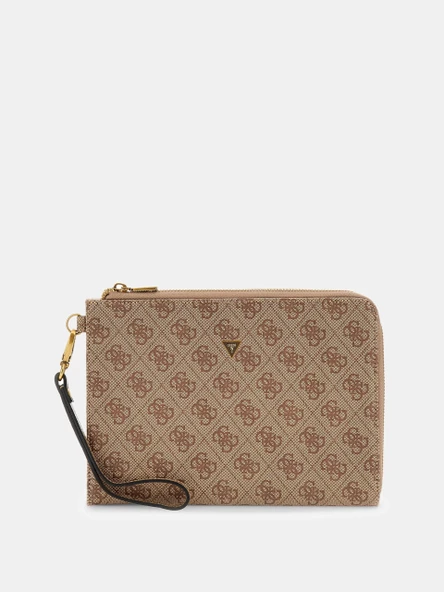 Guess Milano Orta Boy El Portföyü Erkek Bej El Çantası PMBALOP5235-BBO ürün görseli 1
