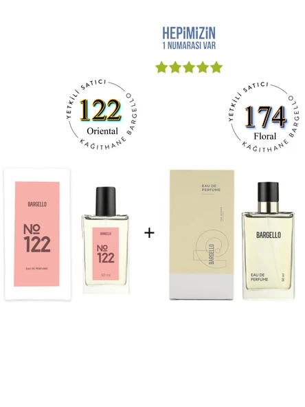 122 + 174 Kadın Parfüm Edp 50 ml Oriental / Floral - Mnms122174 ürün görseli 1
