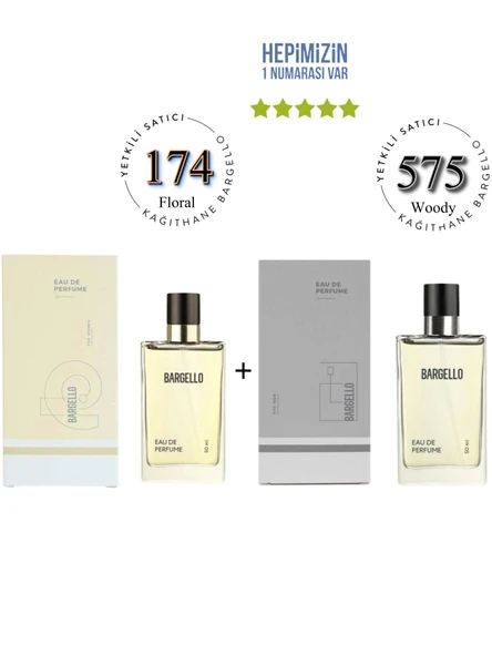 174 + 575 Kadın / Erkek Parfüm Edp 50 ml Floral / Woody - Mnms174575 ürün görseli 1
