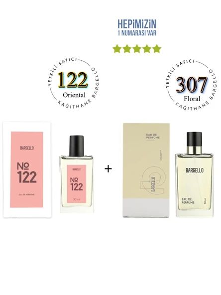 122 + 307 Kadın Parfüm Edp 50 ml Oriental / Floral - Mnms122307 ürün görseli 1