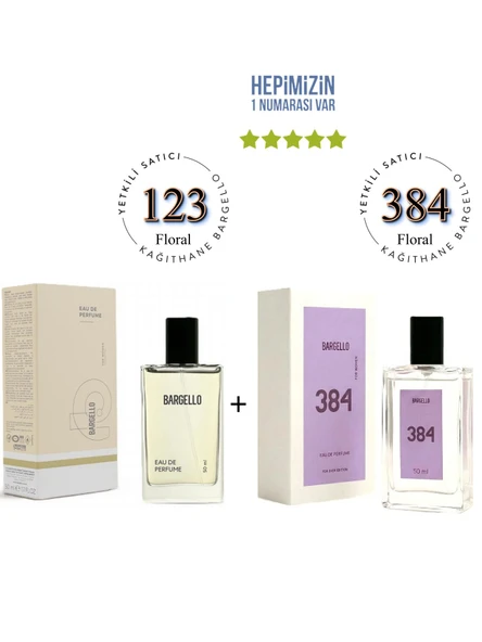 123 + 384 Kadın Parfüm Edp 50 ml Floral - Mnms123384 ürün görseli 1