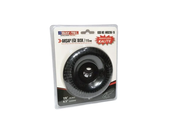Ahşap Eğe Diski 115 mm MK0286-16 BAYTEC - Resim 2