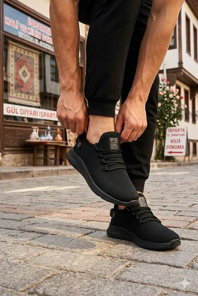 Fort 0062 Pasomia Rahat Hafif Anatomik Triko Bağcıksız Sneaker Spor Ayakkabı ürün görseli 1