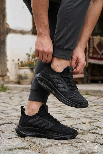 Fort 0141 Acropol Rahat Hafif Anatomik Triko Bağcıksız Sneaker Spor Ayakkabı ürün görseli 1