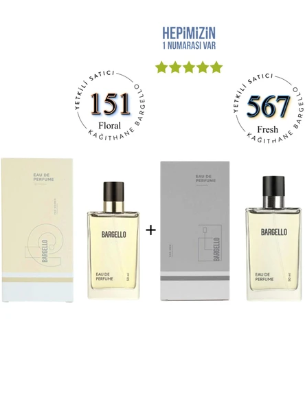 151 + 567 Kadın / Erkek Parfüm Edp 50 ml Floral / Fresh - Mnms151567 ürün görseli 1