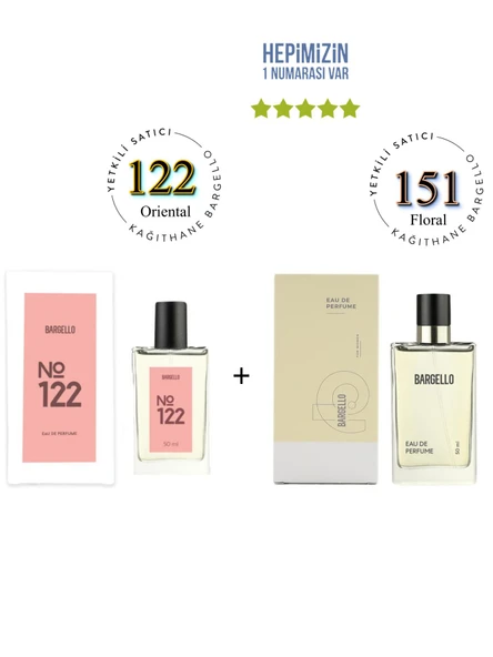 122 + 151 Kadın Parfüm Edp 50 ml Oriental / Floral - Mnms122151 ürün görseli 1