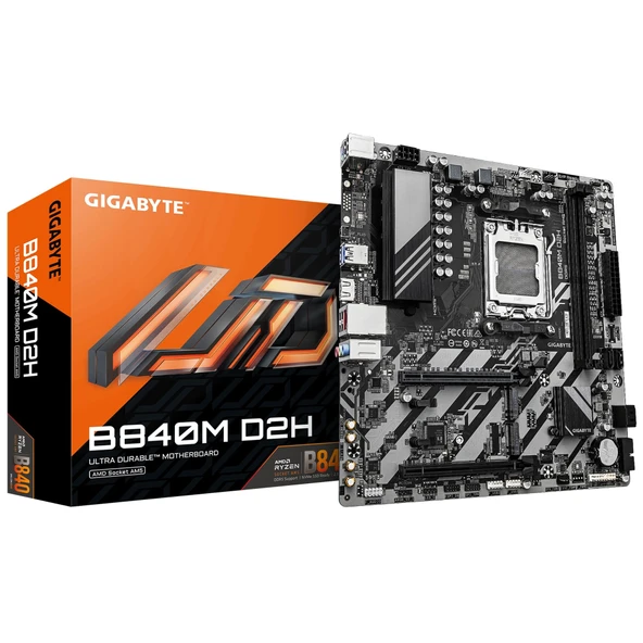GIGABYTE B840M D2H DDR5 HDMI M.2 MATX AM5 ürün görseli 1